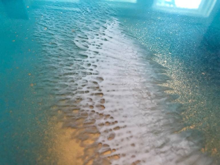 Original Abstract Expressionism Abstract Painting by Ana Hefco