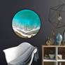 Collection Round ocean paintings