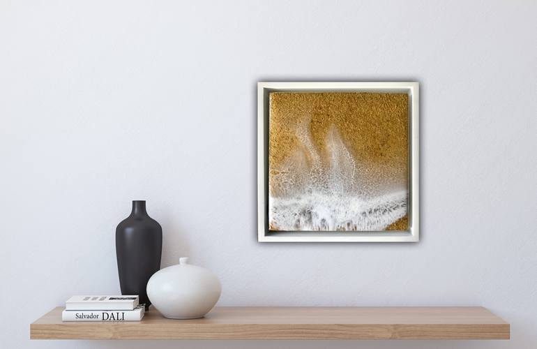 Original Abstract Seascape Painting by Ana Hefco