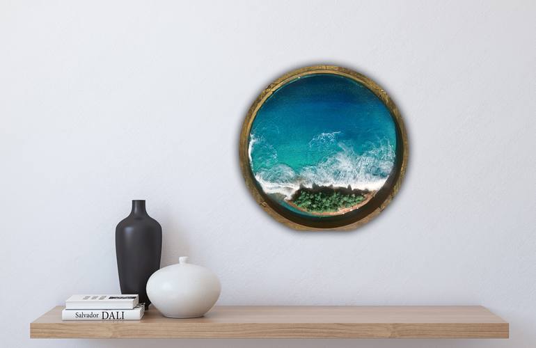 Original Fine Art Seascape Painting by Ana Hefco