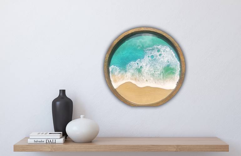 Original Modern Seascape Painting by Ana Hefco