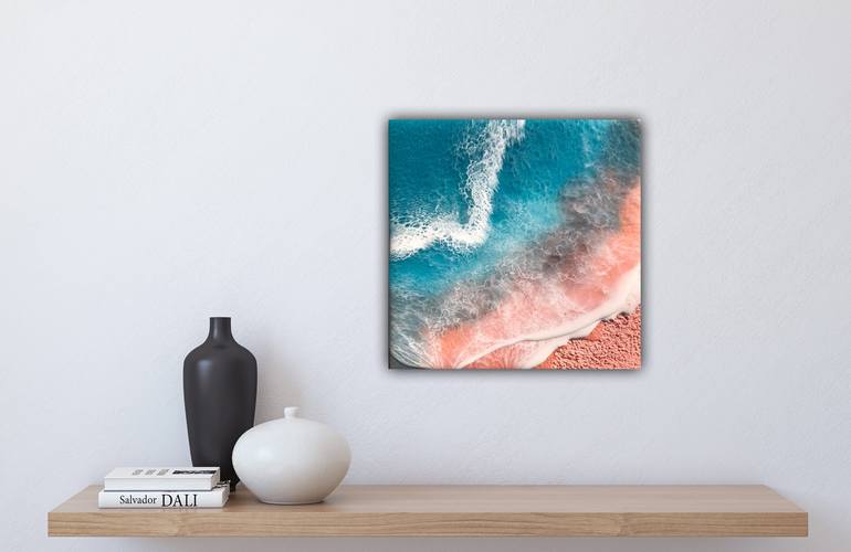 Original Abstract Seascape Painting by Ana Hefco