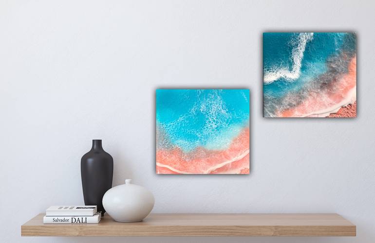 Original Modern Seascape Painting by Ana Hefco