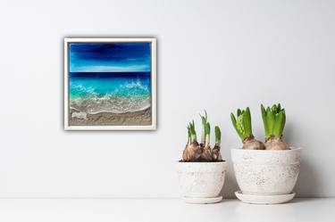 Original Abstract Seascape Paintings by Ana Hefco