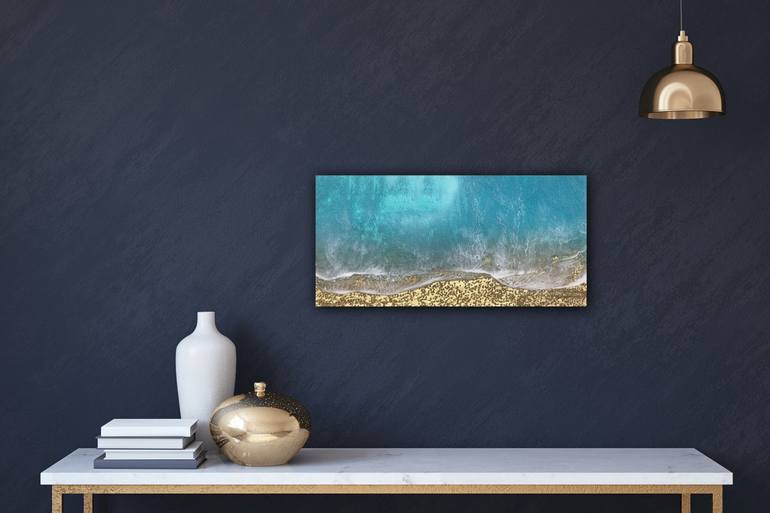 Original Photorealism Seascape Painting by Ana Hefco