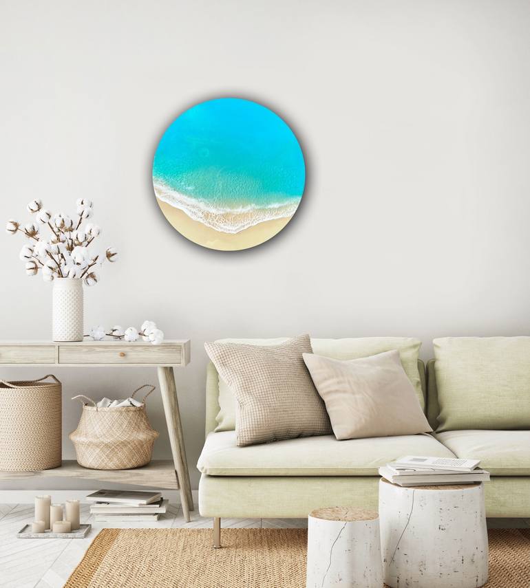 Original Realism Beach Painting by Ana Hefco