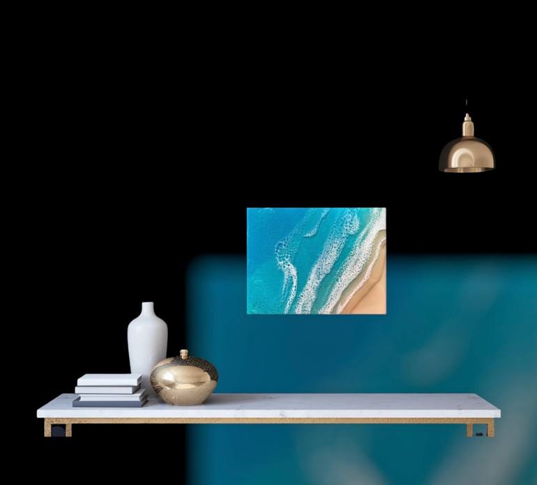 Original Photorealism Seascape Painting by Ana Hefco