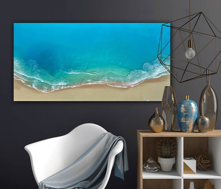 Original Conceptual Seascape Painting by Ana Hefco