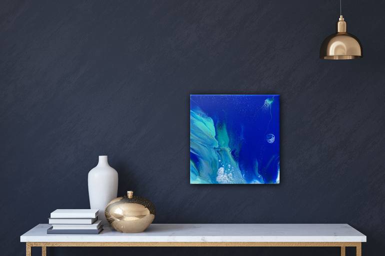 Original Conceptual Abstract Painting by Ana Hefco