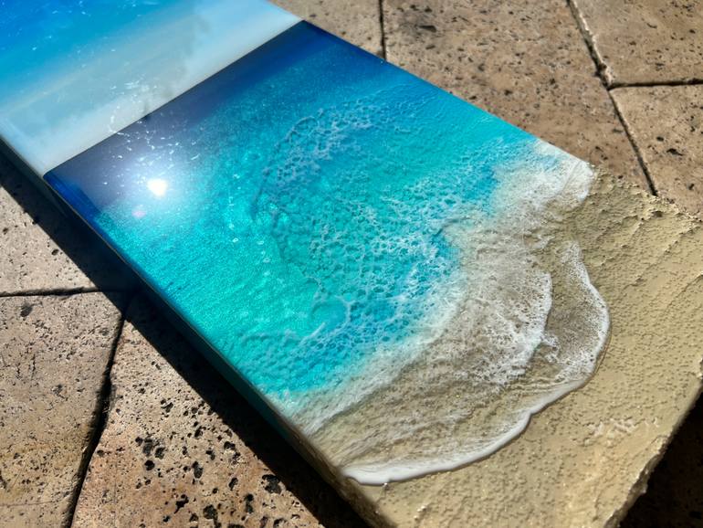 Original Conceptual Seascape Painting by Ana Hefco