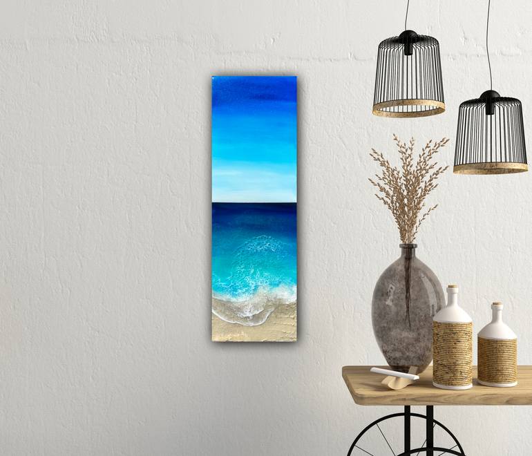 Original Conceptual Seascape Painting by Ana Hefco