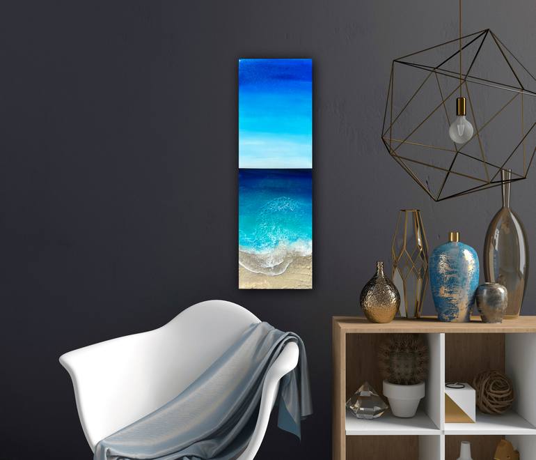 Original Conceptual Seascape Painting by Ana Hefco