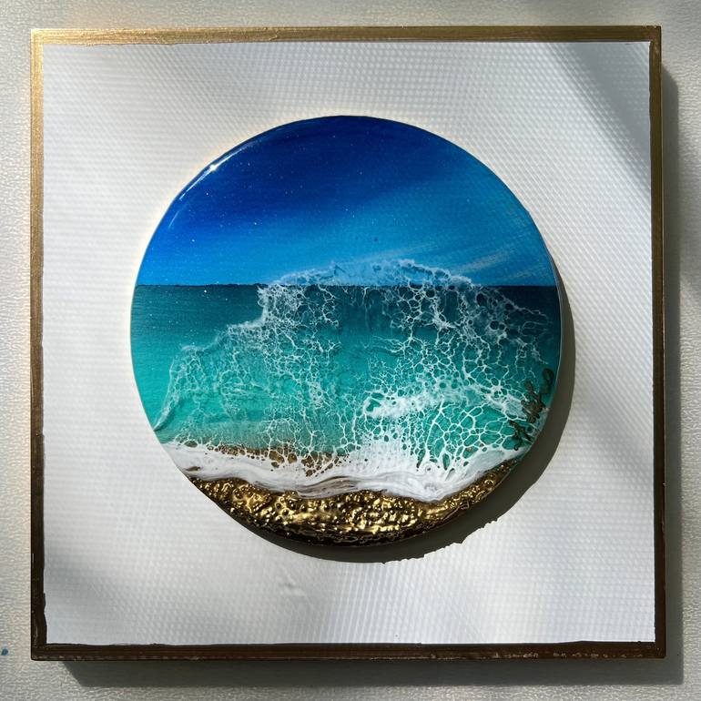 Original Beach Painting by Ana Hefco