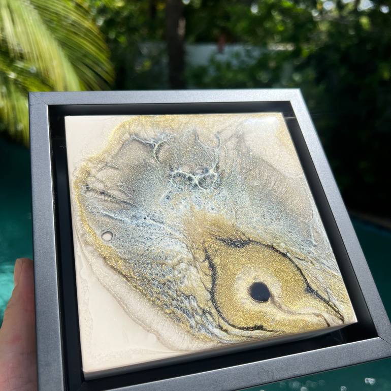 Original Abstract Expressionism Abstract Painting by Ana Hefco