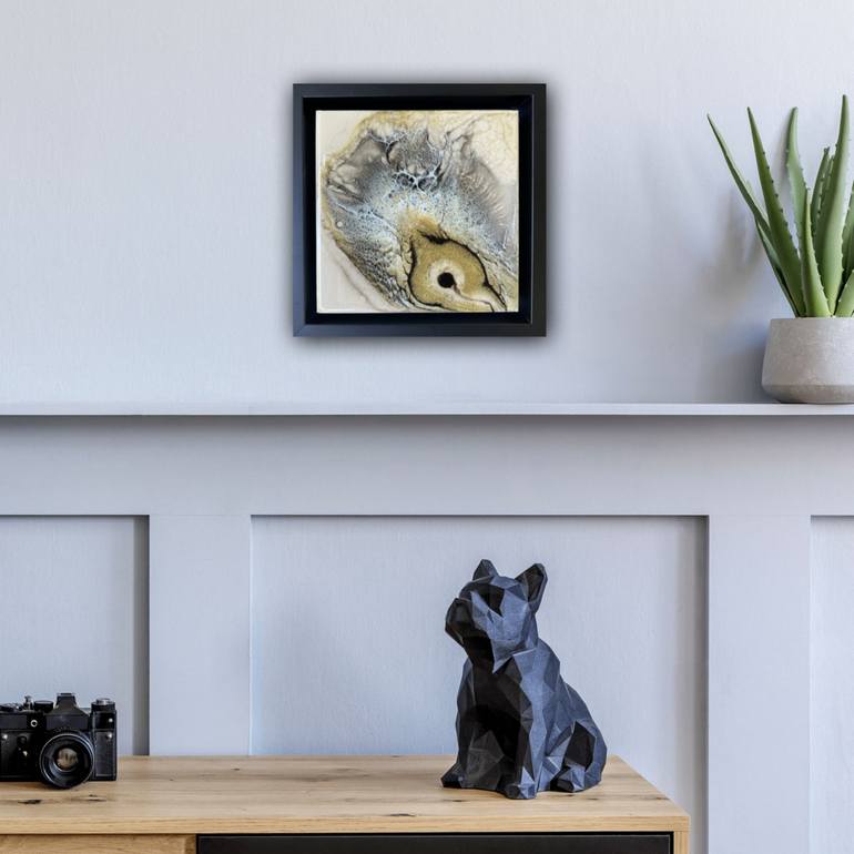 Original Abstract Expressionism Abstract Painting by Ana Hefco