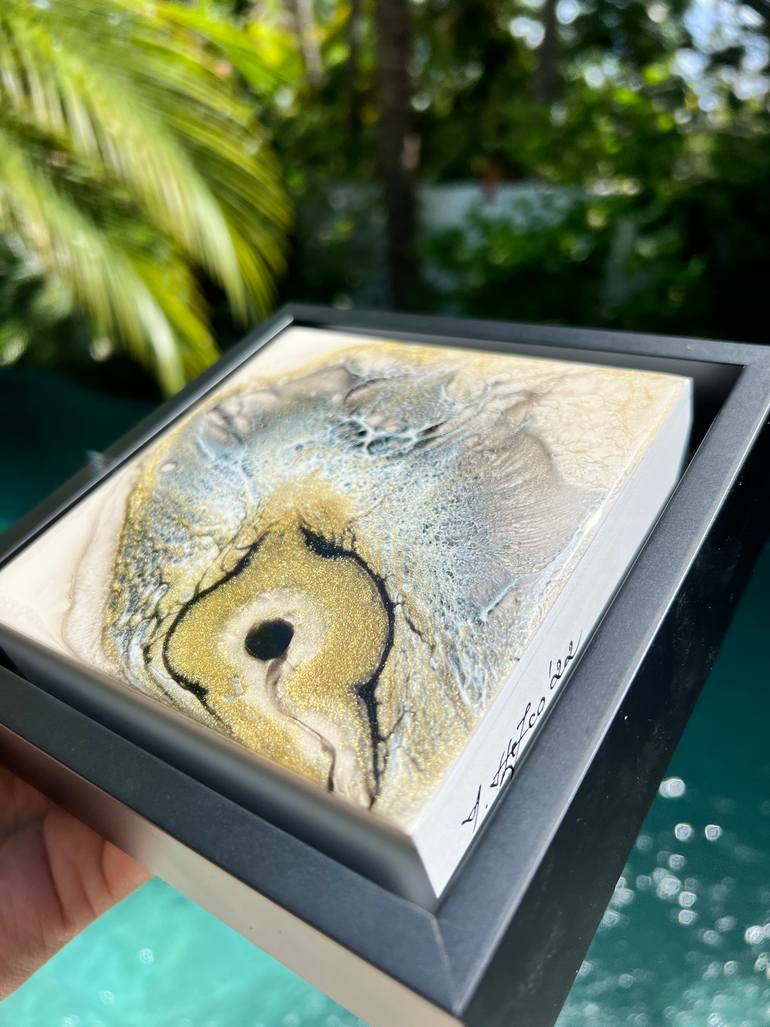 Original Abstract Expressionism Abstract Painting by Ana Hefco