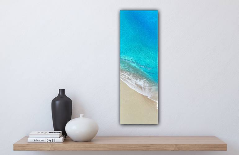 Original Abstract Seascape Painting by Ana Hefco