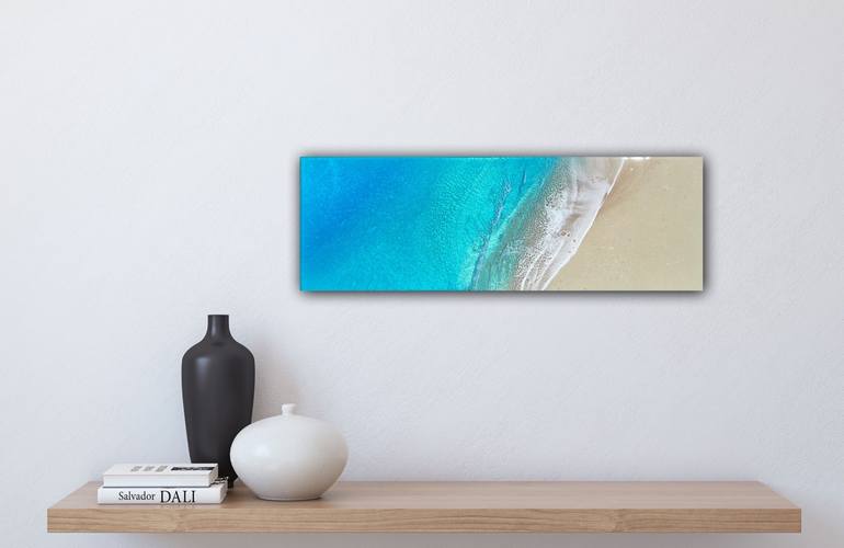 Original Abstract Seascape Painting by Ana Hefco