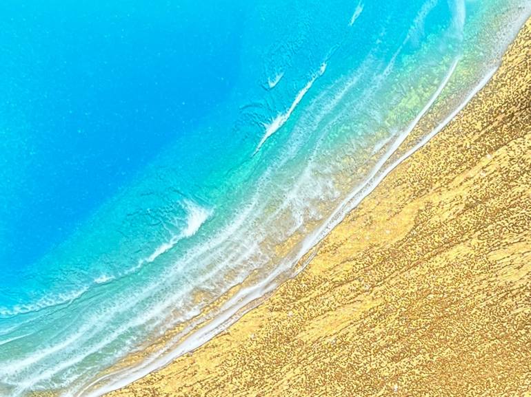 Original Abstract Aerial Paintings by Ana Hefco