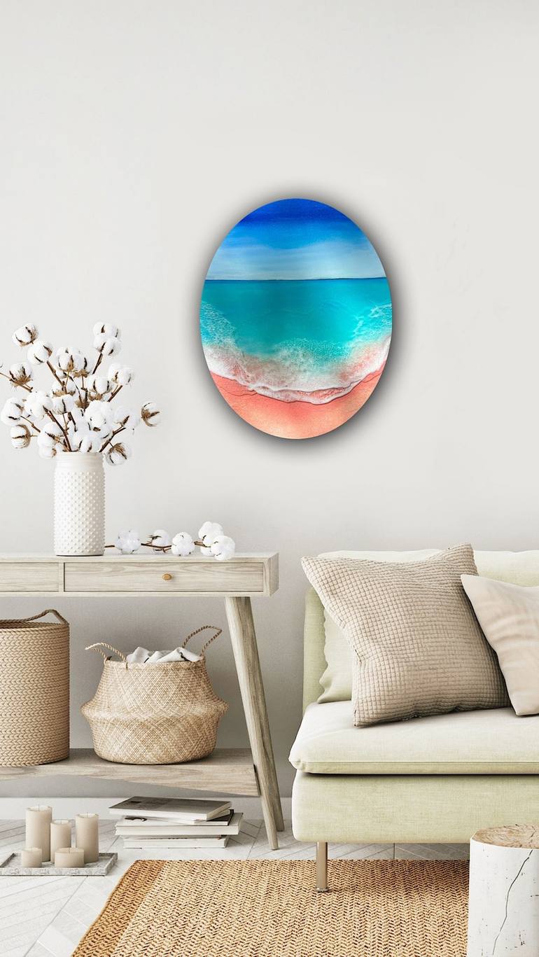 Original Conceptual Seascape Painting by Ana Hefco