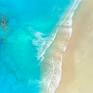 Aerial ocean coast - original painting