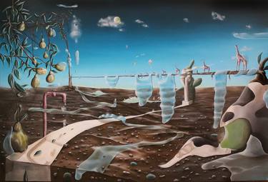 Original Surrealism Landscape Paintings by Vanessa Stefanova