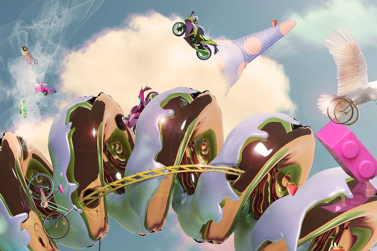 Original Surrealism Food Digital by Vanessa Stefanova
