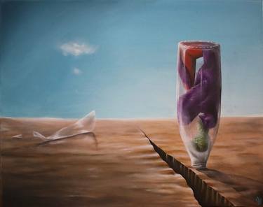 Original Surrealism Landscape Paintings by Vanessa Stefanova