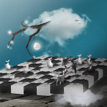 Original Surrealism Fantasy Digital by Vanessa Stefanova