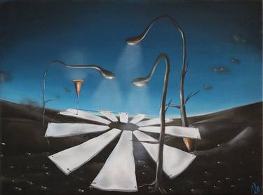 Original Surrealism Landscape Paintings by Vanessa Stefanova