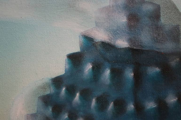 Original Surrealism Landscape Painting by Vanessa Stefanova