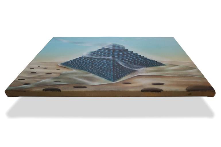 Original Surrealism Landscape Painting by Vanessa Stefanova