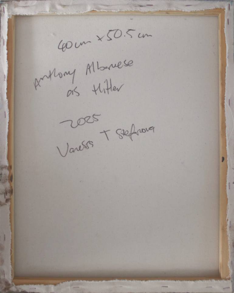 Original Surrealism Politics Painting by Vanessa Stefanova