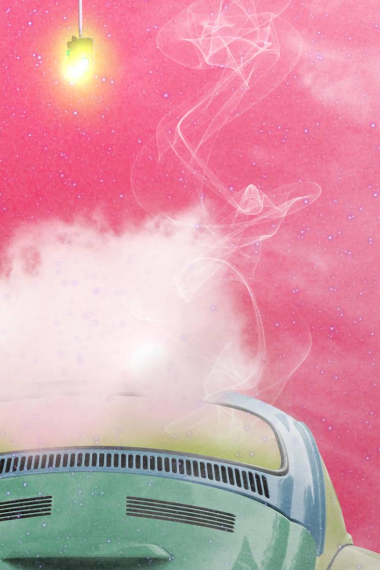 Original Surrealism Car Digital by Vanessa Stefanova