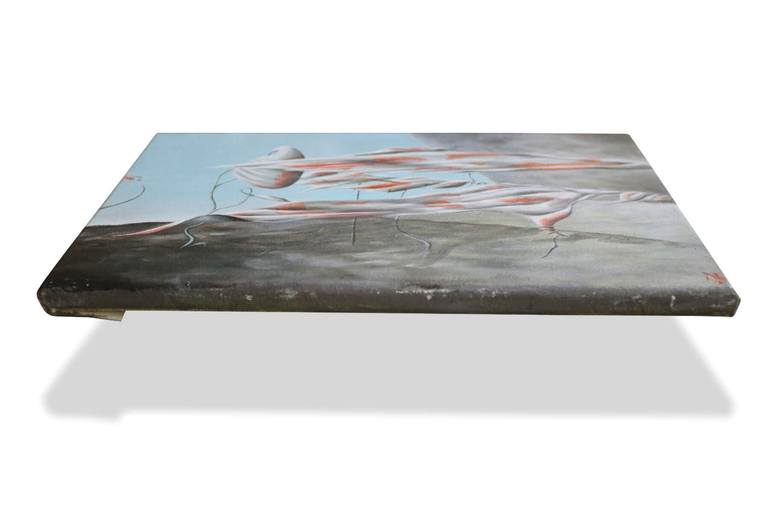 Original Surrealism Landscape Painting by Vanessa Stefanova