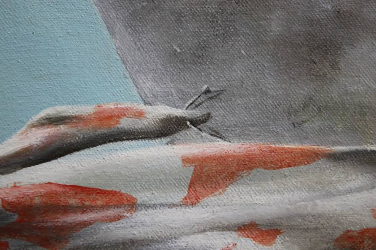 Original Surrealism Landscape Painting by Vanessa Stefanova