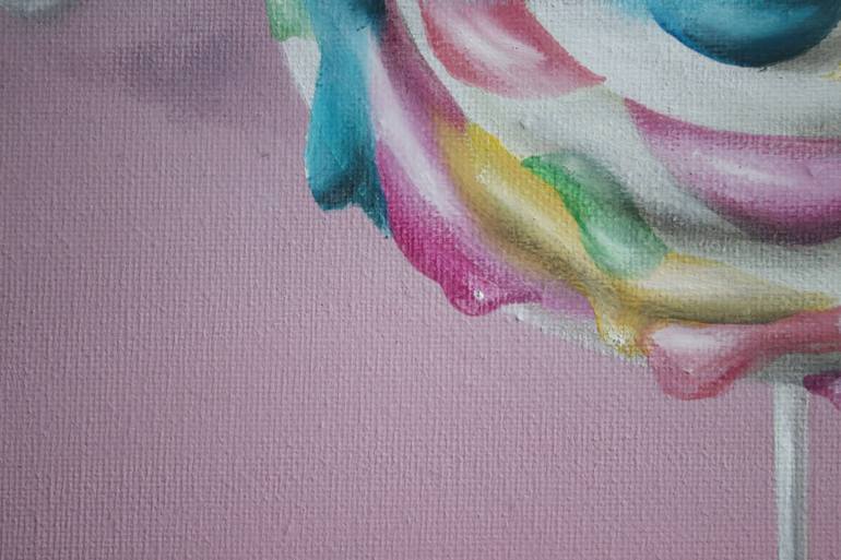 Original Surrealism Food & Drink Painting by Vanessa Stefanova