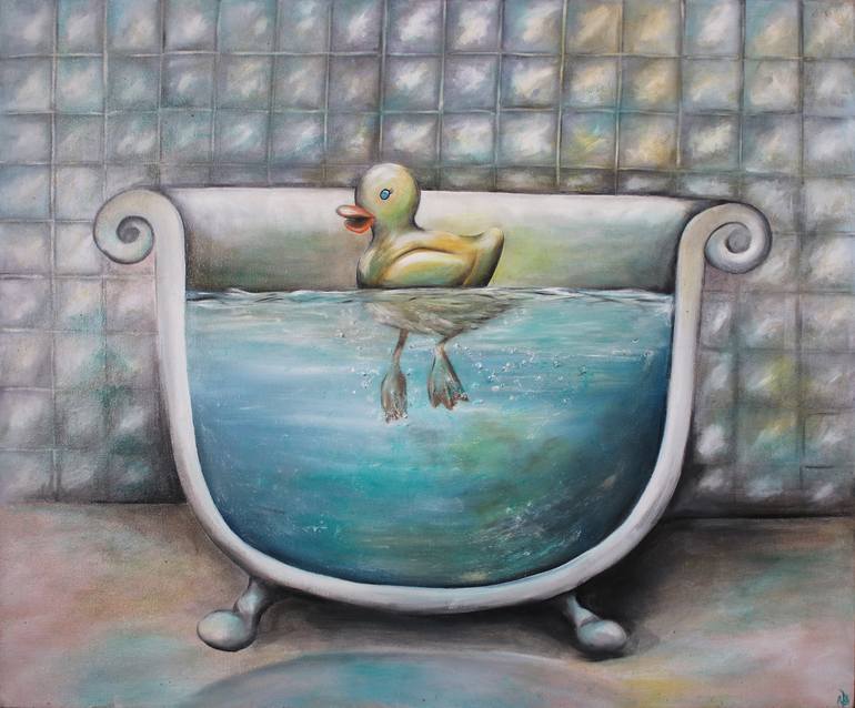 Original Surrealism Home Paintings by Vanessa Stefanova
