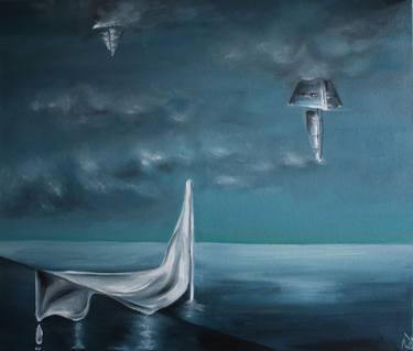 Original Surrealism Landscape Paintings by Vanessa Stefanova