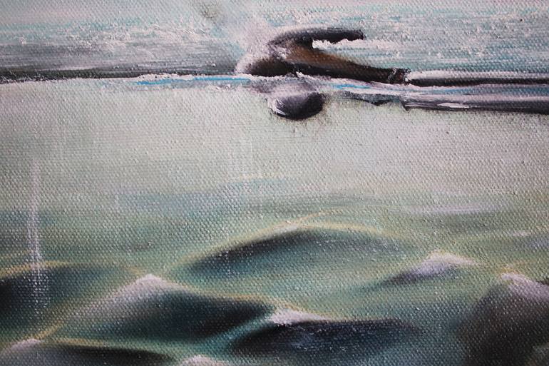 Original Beach Painting by Vanessa Stefanova