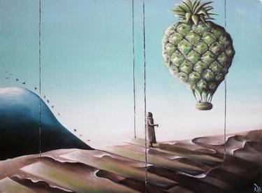 Original Surrealism Landscape Paintings by Vanessa Stefanova