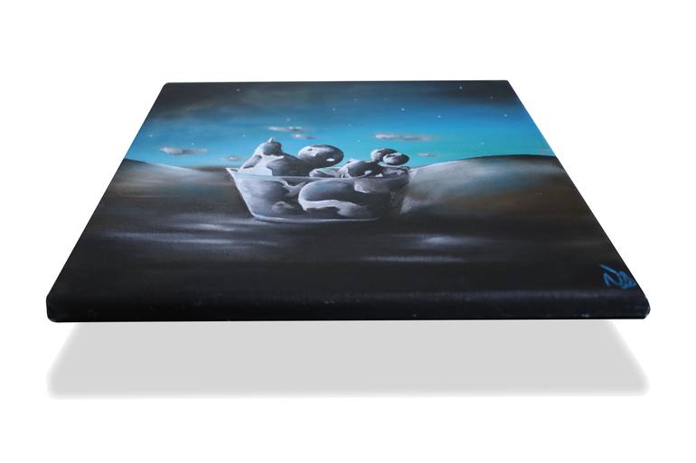 Original Surrealism Still Life Painting by Vanessa Stefanova