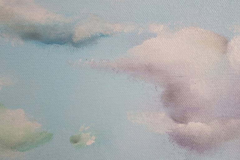 Original Surrealism Landscape Painting by Vanessa Stefanova