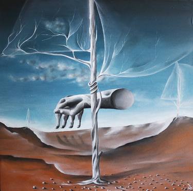 Original Surrealism People Paintings by Vanessa Stefanova