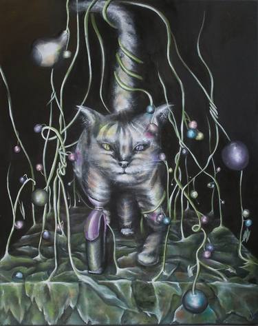 Original Cats Paintings by Vanessa Stefanova