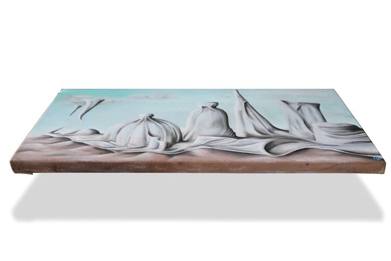 Original Surrealism Abstract Painting by Vanessa Stefanova