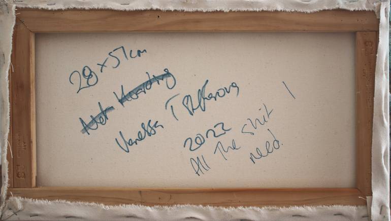 Original Surrealism Abstract Painting by Vanessa Stefanova