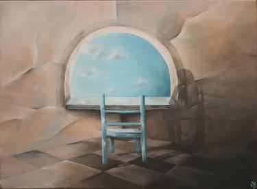 Original Surrealism Architecture Paintings by Vanessa Stefanova