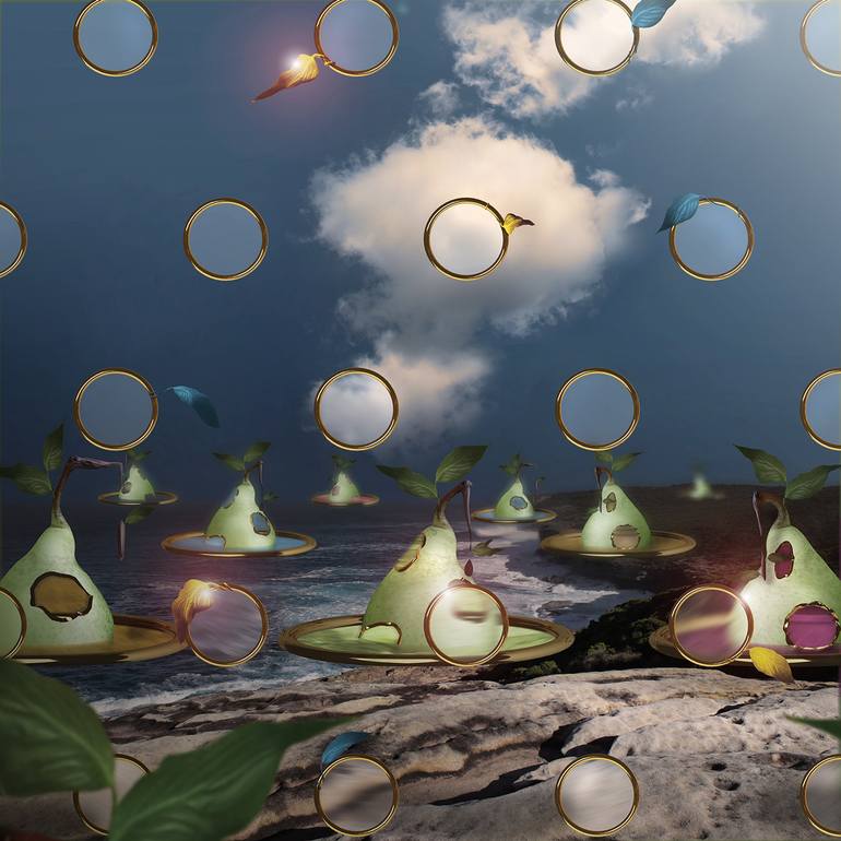 Original Surrealism Still Life Digital by Vanessa Stefanova