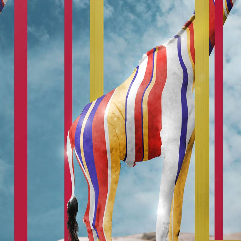 Original Surrealism Animal Digital by Vanessa Stefanova